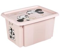 Boîte de rangement keeeper Karolina « Minnie Mouse » avec couvercle, empilable, 15 L, 9575785 Rose Nordique