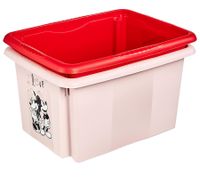 Boîte de rangement keeeper Karolina « Minnie Mouse » avec couvercle, empilable, 15 L, 9575785 Rose Nordique