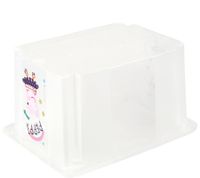 Boîte de rangement keeeper Karolina « Peppa Pig » avec couvercle, empilable, 15 L, 9575388, blanc/transparent