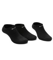 3 pares de calcetines unisex de algodón NIKE Everyday Cush, calcetines deportivos sencillos, calcetines de entrenamiento, calcetines de algodón, medias SX7673-010 Negros