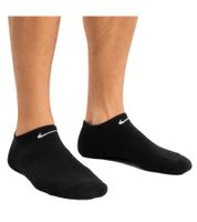 3 pares de calcetines unisex de algodón NIKE Everyday Cush, calcetines deportivos sencillos, calcetines de entrenamiento, calcetines de algodón, medias SX7673-010 Negros