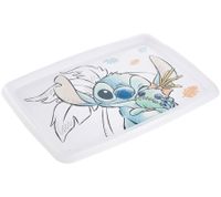 Boîte de rangement keeeper Karolina « Stitch » avec couvercle, empilable, 45 L, 9575281, blanc/transparent