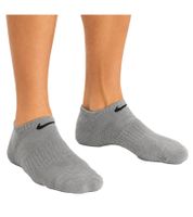 3 pares de calcetines unisex de algodón NIKE Everyday Cush, calcetines deportivos sencillos, calcetines de entrenamiento, calcetines de algodón, medias SX7673-964 Negro/Blanco/Gris