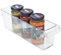 3er Set Rotho LOFT Kühlschrankorganizer Schublade 1,6 Liter, 3,1 Liter und 5 Liter Kühlschrankbox Frischebox 8346730 Transparent/Weiß