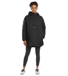 Giacca invernale da donna AIMN oversize trapuntata, dal design elegante e moderno, perfetta per tutti i giorni e le attività all'aperto, colore nero.