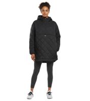Giacca invernale da donna AIMN oversize trapuntata, dal design elegante e moderno, perfetta per tutti i giorni e le attività all'aperto, colore nero.