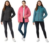 Giacca isolante da donna TERNUA Lucindale, giacca multifunzionale sostenibile con Microshell e Thermashell 1643646 Nero, Rosa o Blu