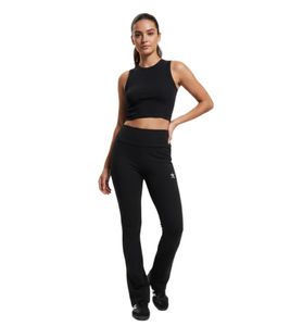 Leggings a coste adidas Originals dal design moderno e aderente. Colore nero.