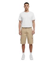 Moderner URBAN CLASSICS Männer Cargo Shorts aus 320 g/m² Baumwolle bequeme Herren Shorts im Casual Relaxed Fit Beige