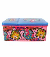 SpongeBob Schwammkopf Brotdose Brot-Aufbewahrungsbox ca. 1,4 Liter Lunchbox mit Patrick Star-Motiv in Rosa/Blau oder mit SpongeBob-Motiv Gelb