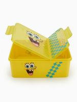 Portapranzo di SpongeBob SquarePants, contenitore per il pane, circa 1,4 litri, con design Patrick Stella in rosa/blu o design SpongeBob in giallo