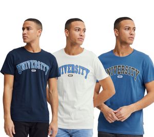 T-shirt girocollo da uomo Classic 11 PROJECT PRSit 20715957ME, disponibile in azzurro, blu scuro o bianco