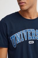 T-shirt girocollo da uomo Classic 11 PROJECT PRSit 20715957ME, disponibile in azzurro, blu scuro o bianco