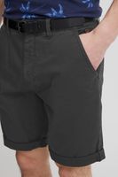 Pantaloncini chino da uomo Classic BLEND con cerniera, 20715128, neri o blu