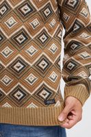 Maglione girocollo da uomo BLEND Classic in maglia fine 20715873 Beige scuro, Blu o Beige chiaro