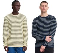 Maglione da uomo classico BLEND BHAjlan in maglia fine con etichetta, 20717703, verde o blu