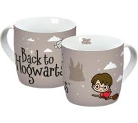 Tazza di Harry Potter "Hogwarts Express" o "Ritorno a Hogwarts" da 300 ml in porcellana con manico a cuore, rosa o grigia
