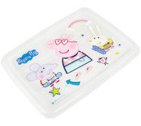 Contenitore portaoggetti keeeper Karolina Peppa Pig, Paw Patrol, Stitch o Minnie Mouse con coperchio, impilabile, 15L, trasparente, blu o rosa