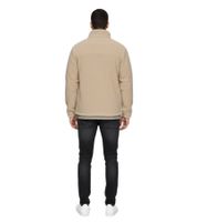Elegante giacca Denim Project DPMD TEDDY da uomo in morbido pile beige