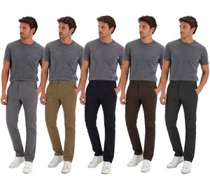 Classic BLEND BHTromp Men's Chinos with Zipper – Fabric Trousers 20703188ME in Black, Brown, or Grey