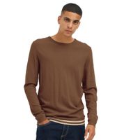 Maglione girocollo da uomo BLEND Classic in maglia fine 20717260 Nero, Marrone, Blu o Beige