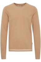 Maglione girocollo da uomo BLEND Classic in maglia fine 20717260 Nero, Marrone, Blu o Beige