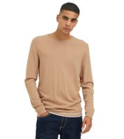 Maglione girocollo da uomo BLEND Classic in maglia fine 20717260 Nero, Marrone, Blu o Beige