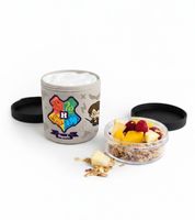 Portapranzo termico da 500 ml con coperchio, a tema Harry Potter, ispirato a Hogwarts Express o Ritorno a Hogwarts, per cibi caldi e freddi, disponibile nei colori rosa o grigio.