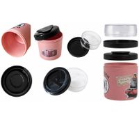 Portapranzo termico da 500 ml con coperchio, a tema Harry Potter, ispirato a Hogwarts Express o Ritorno a Hogwarts, per cibi caldi e freddi, disponibile nei colori rosa o grigio.