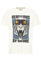 T-shirt girocollo da uomo Classic BLEND, disponibile anche in taglie forti con varie stampe 20717344 in bianco