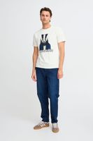 T-shirt girocollo da uomo Classic BLEND, disponibile anche in taglie forti con varie stampe 20717344 in bianco