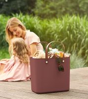 Sustainable Rotho Multibag ALBULA 25L Ocean-Bound Plastic Carry Bag / Shopping Basket 7670987 Red