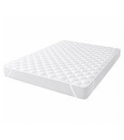 Protège-matelas en microfibre HOME IDEAS avec 4 sangles élastiques, housse de protection pour matelas de 90 x 190 cm à 100 x 200 cm, 9983638 Blanc