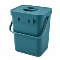 5-Liter Organic Waste Bin with Carrying Handle – Household Trash Can 8171624 (Blue)