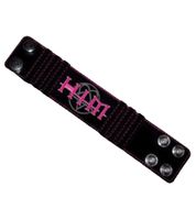 HIM Armband Rockband Fan-Artikel Arm-Schmuck in Schwarz/Gold Weiß/Schwarz oder Schwarz/Rosa
