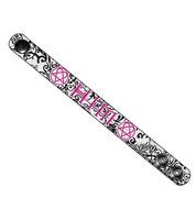 HIM Armband Rockband Fan-Artikel Arm-Schmuck in Schwarz/Gold Weiß/Schwarz oder Schwarz/Rosa