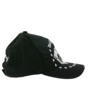 Motörhead Trucker-Cap & Baseball-Cap Fan-Merch Schwarz/Weiß - Baumwoll-Cap mit Karten-Stickerei oder Mesh-Cap mit Band-Logo