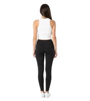 adidas Women's Tank Top – Lightweight Rib-Knit Crop Top, Cotton Fitness Shirt in Black or White