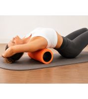 2er Pack EDURO Faszien-Massagerolle zur Selbstmassage der Muskeln Schaumstoffrolle Regenerations-Rolle ca. 34x15cm Orange