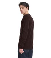 klassischer CASUAL FRIDAY CFHeine Herren Grobstrickpullover mit Label-Detail Strickpullover 20505605 in Dunkelblau, Braun, Beige oder Grau