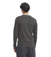 klassischer CASUAL FRIDAY CFHeine Herren Grobstrickpullover mit Label-Detail Strickpullover 20505605 in Dunkelblau, Braun, Beige oder Grau