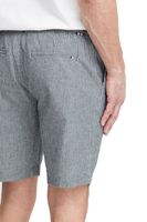Classic FQ1924 FQHenry Men's Linen Shorts with Zipper (Style 21900626) in Beige or Grey