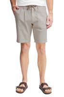 Classic FQ1924 FQHenry Men's Linen Shorts with Zipper (Style 21900626) in Beige or Grey
