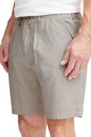 Classic FQ1924 FQHenry Men's Linen Shorts with Zipper (Style 21900626) in Beige or Grey