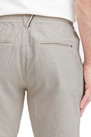 Classic FQ1924 FQHenry Men's Linen Shorts with Zipper (Style 21900626) in Beige or Grey