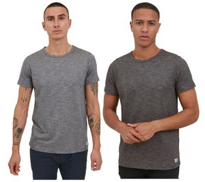 Classic 11 PROJECT PRTullio Men's Crew Neck T-Shirt (Style 21300777) in Blue or Black