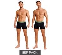 16-Pack Jeep Basic Boxer Shorts – Men's Cotton Underwear I101545-001 – Black, Dark Grey, or Dark Blue