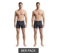16-Pack Jeep Basic Boxer Shorts – Men's Cotton Underwear I101545-001 – Black, Dark Grey, or Dark Blue