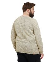 Classic BLEND BHDan BT Men's Fine-Knit Round-Neck Sweater – Plus Sizes 20713439 in Beige, Grey, Black, or Blue