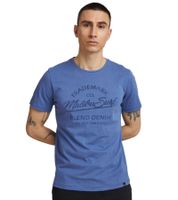 T-shirt homme BLEND BHAmatus Classic à col rond 20714728ME, disponible en jaune, blanc ou bleu